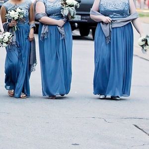 Grey & Silver Shawl/ Scarf